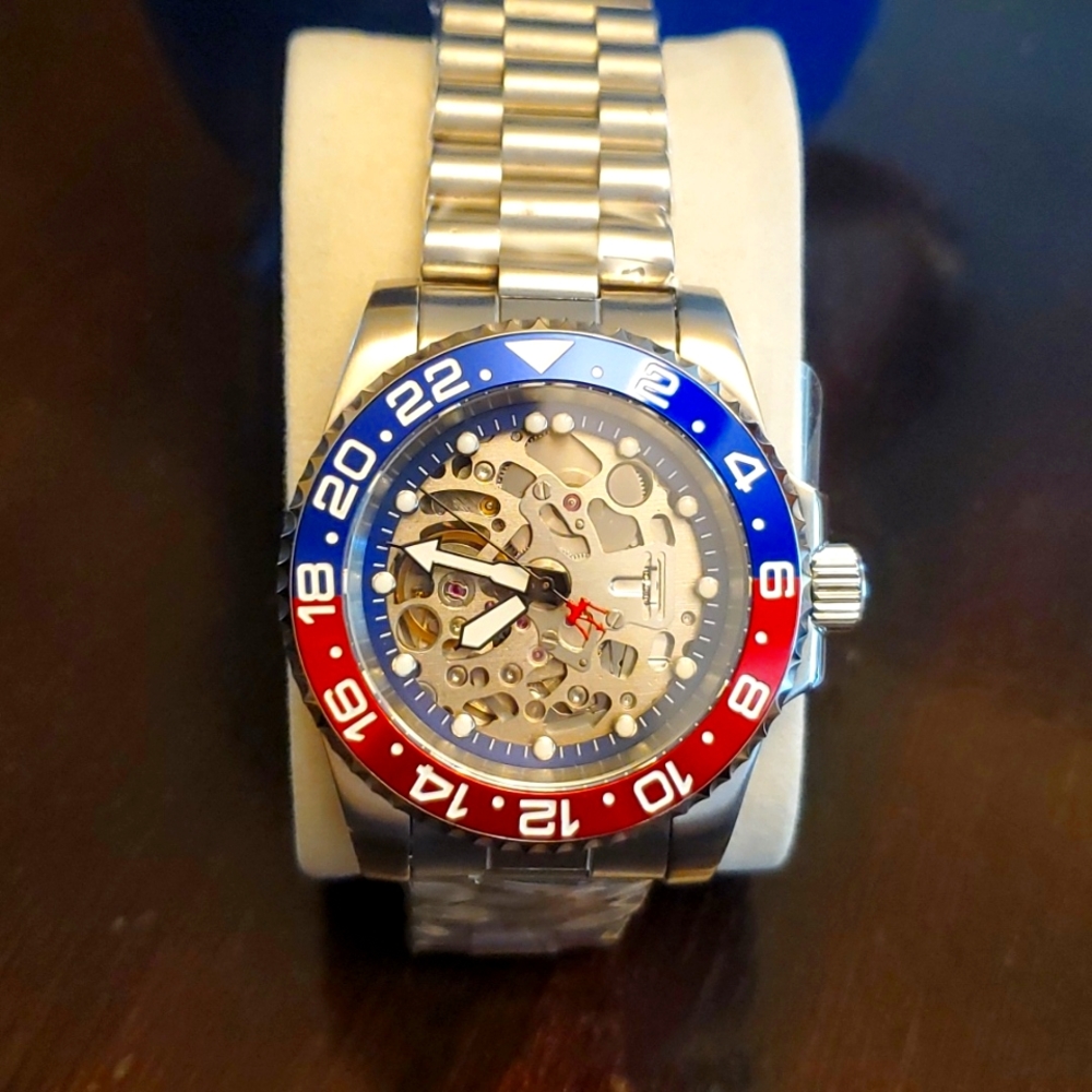 100% fully built " The Patriot"  Valintino Watch Builds 40mm submariner.